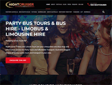 Tablet Screenshot of nightcruiser.com.au